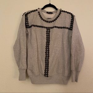 Isabel Marant Gray Sweatshirt Size 36 (Small)